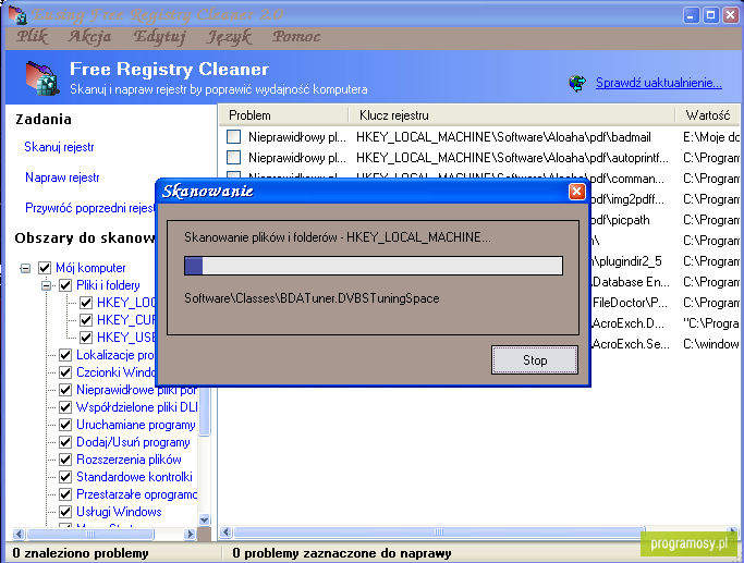 Eusing Free Registry Cleaner