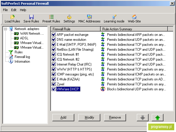 SoftPerfect Personal Firewall