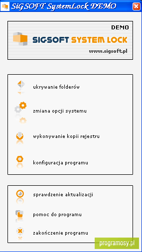 SiGSOFT System Lock