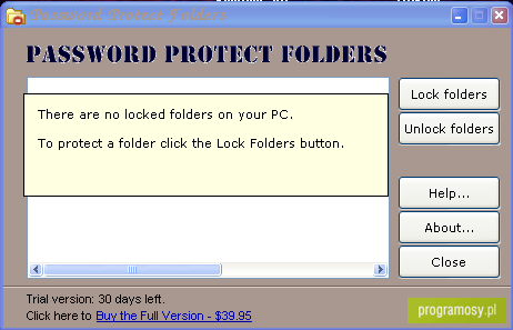Password Protect Folders