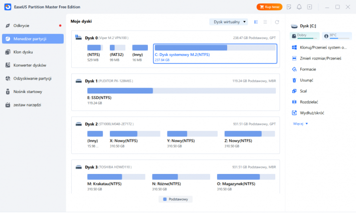 easeus partition master home edition