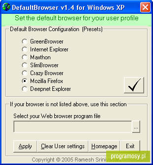 Default Browser