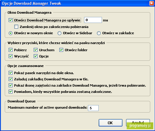 Download Manager Tweak