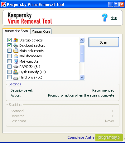 Kaspersky Virus Removal Tool