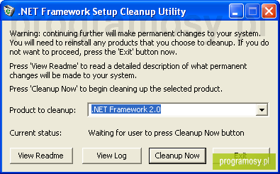 .NET Framework Cleanup Tool