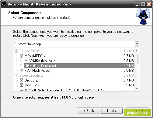 Night_Raven Codec Pack