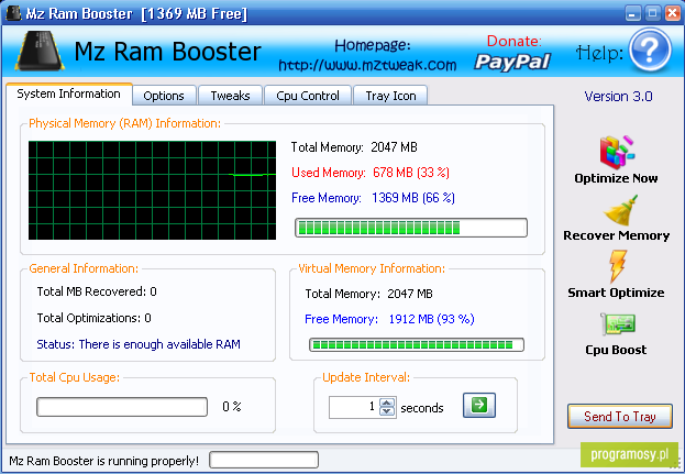 Mz Ram Booster