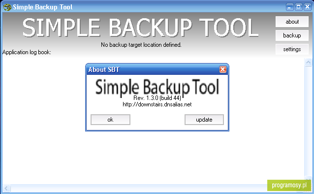 Simple Backup Tool