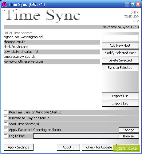 Time Sync