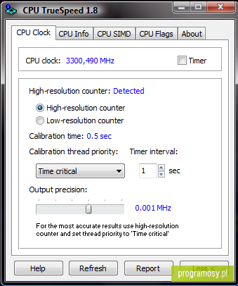 CPU TrueSpeed