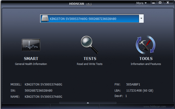 HDDScan