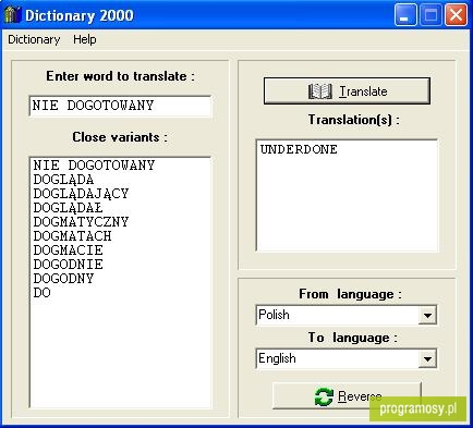 Dictionary 2000