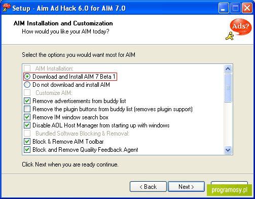 Aim Ad Hack