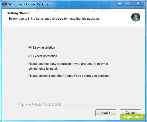 Windows 7 Codec Pack