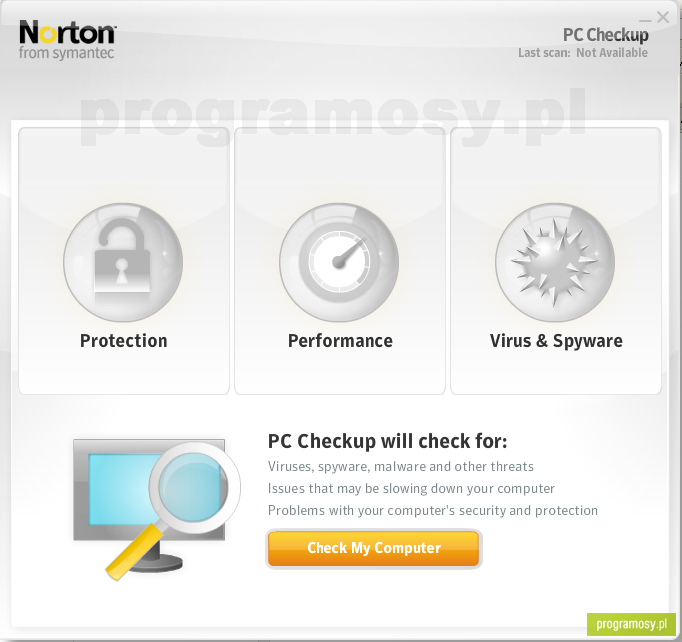 Norton PC Checkup