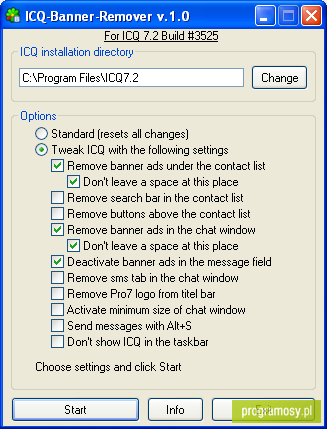 ICQ Banner Remover