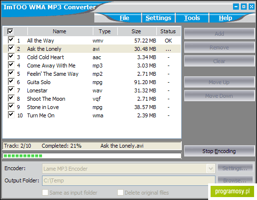 ImTOO WMA MP3 Converter