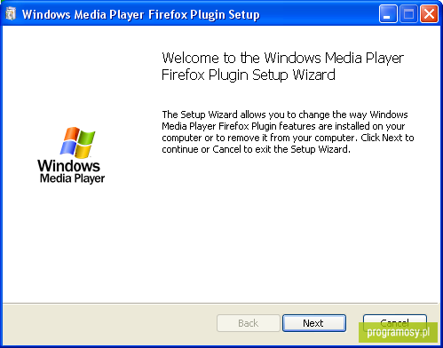 Windows Media Player Plugin dla Mozilla Firefox