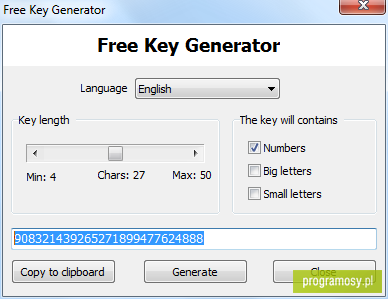 Free Key Generator