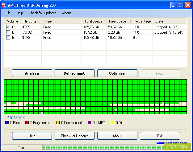 AML Free Disk Defrag