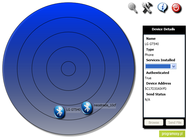 Bluetooth Radar