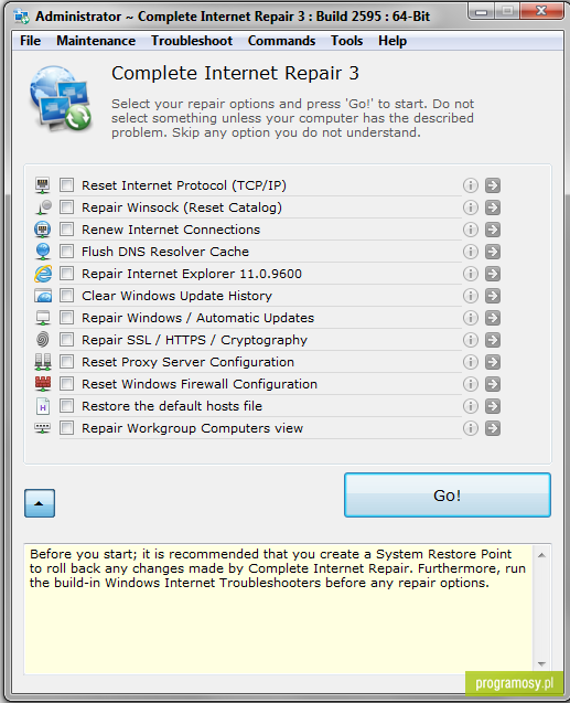 Complete Internet Repair