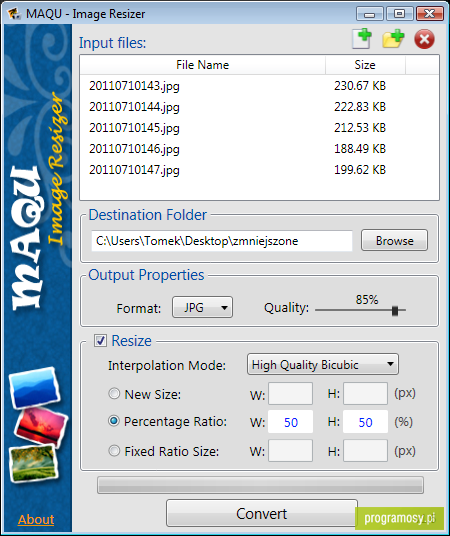 MAQU - Image Resizer